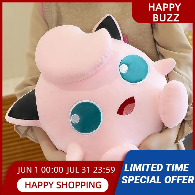 

30~40CM Pokemon Toy Little Fat Ding Anime Stuffed doll Jigglypuff Room Decoration Christmas Gift For Children