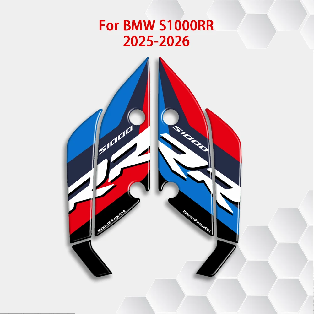 

3D гелевая защитная пленка-наклейка на переднее крыло для мотоциклов BMW S1000RR 2025 2026, защита от грязи и царапин