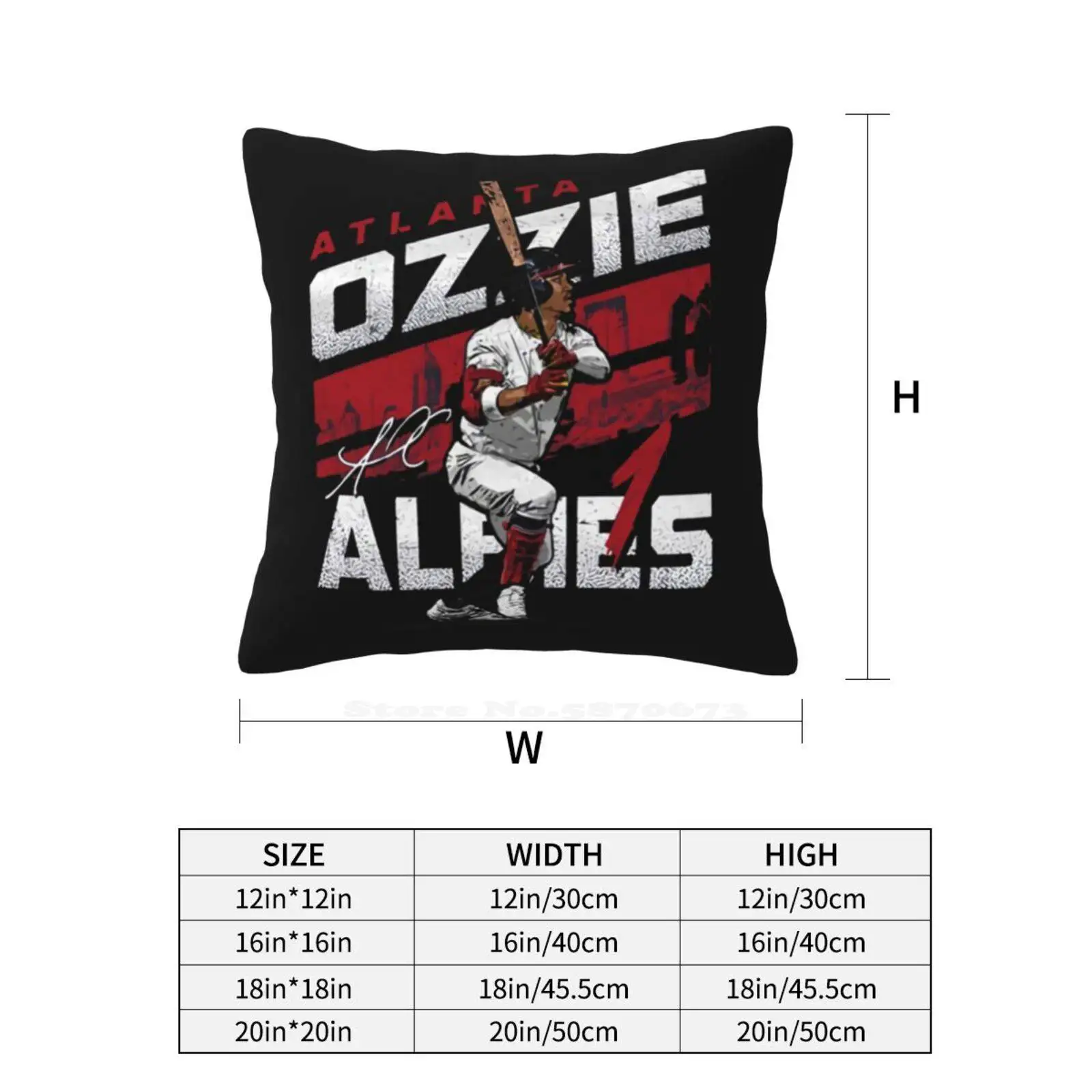 Ozzie Albies Phone Caseozzie City Модный чехол для диванной подушки наволочка телефона