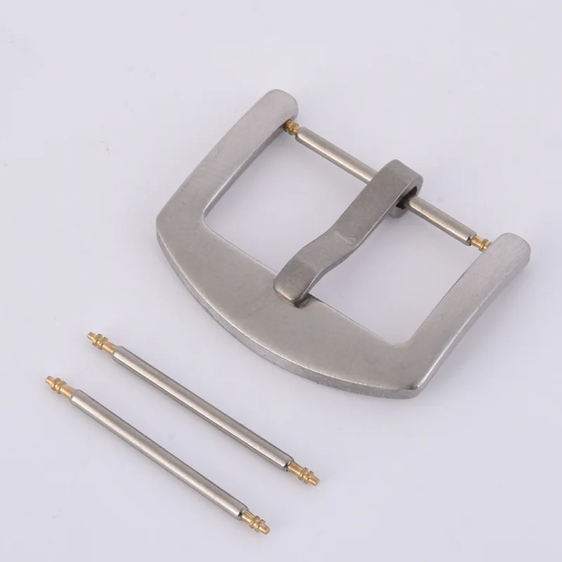 

Watch Band Buckle Men Watchband Strap Silver Stainless Steel Clasp Accessories 16 18 20 22 24mm