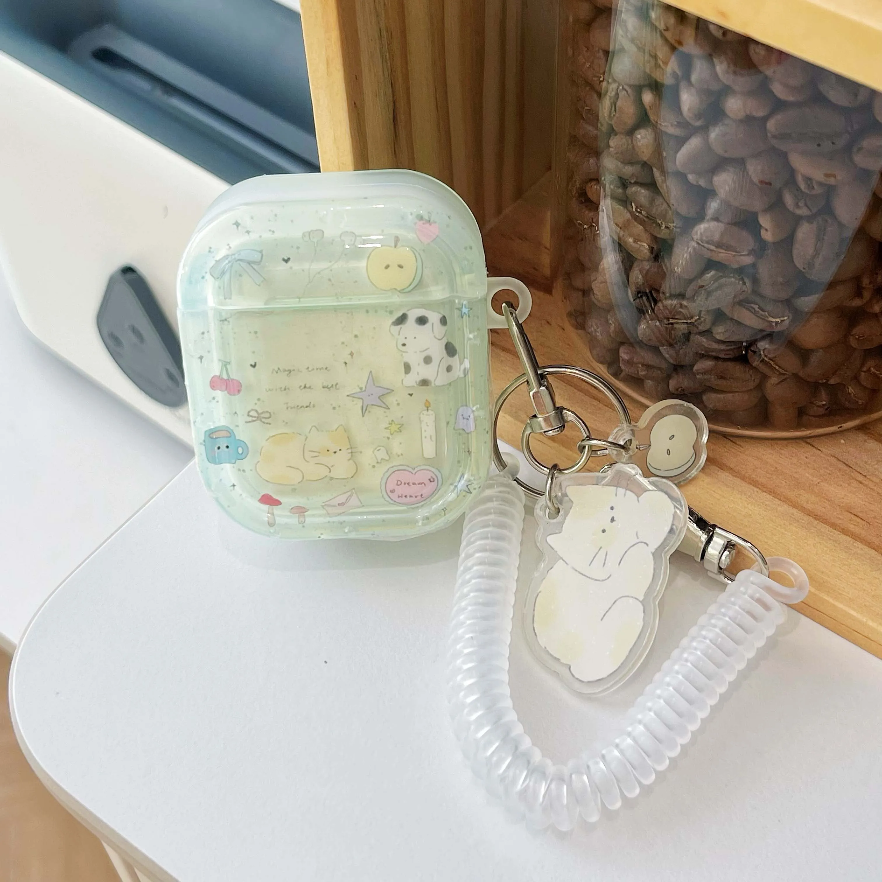 Беспроводная bluetooth-Зарядка для apple airpods 3 2 pro 1