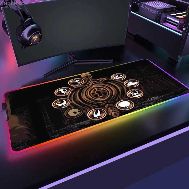 Женский коврик для мыши с клавиатурой &quotРыцарь&quot большой игровой Настольный RGB