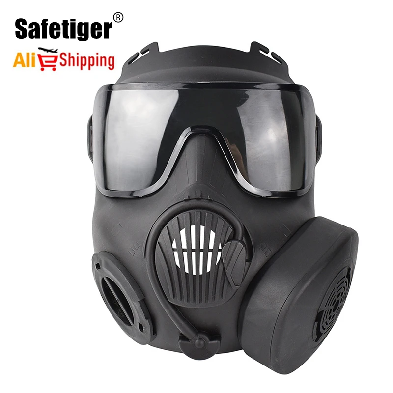 Противогаз с фильтром вентилятора тактическая маска для улицы страйкбола