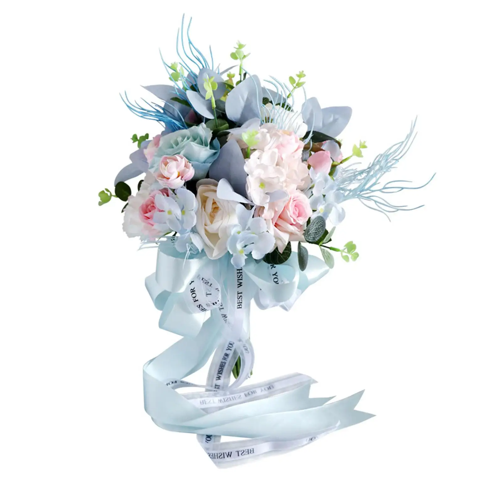 

Artificial Wedding Bouquets for Bride Bridal Wedding Throw Bouquet Bridal Holding Wedding Bouquet for Church Backdrop Decor