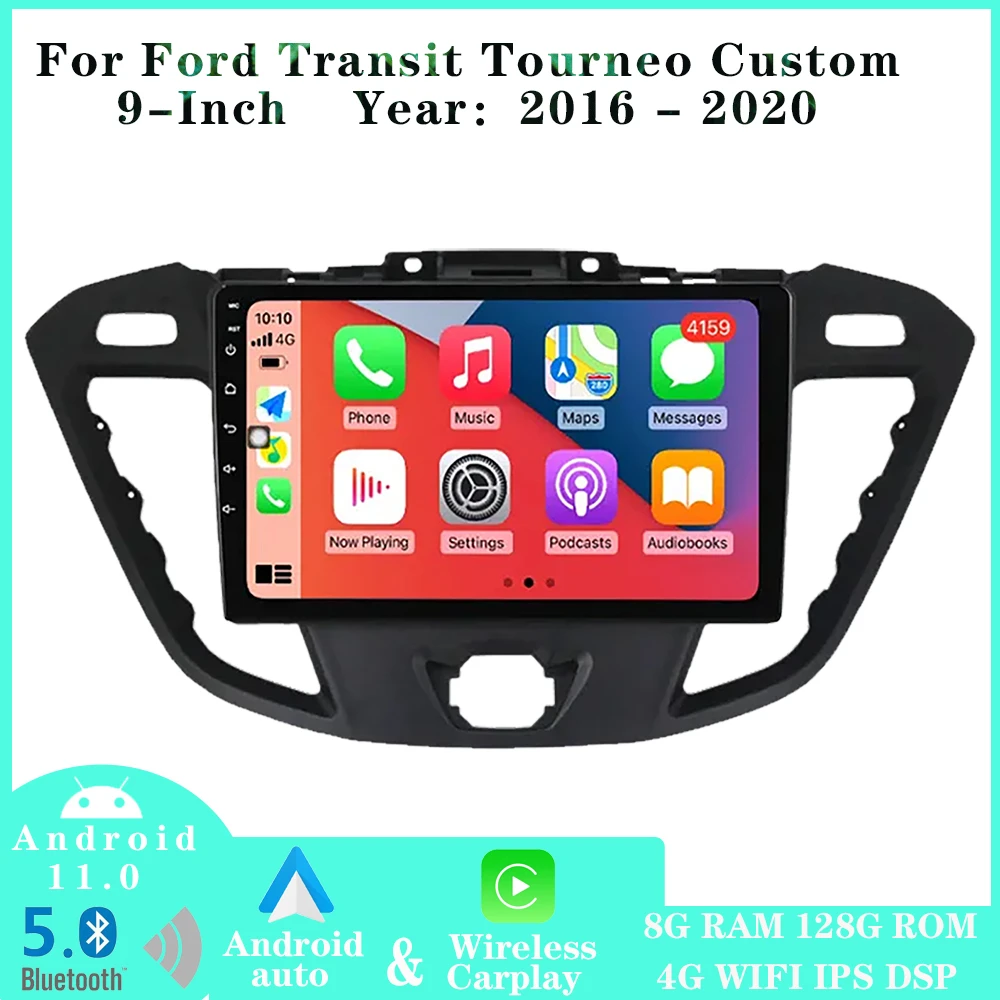 

Android 11.0 Car Stereo For Ford Mondeo 4 Mk4 MT 2010-2014 Car Radio Bluetooth Multimedia Player GPS Navigation Carplay 4G WIFI