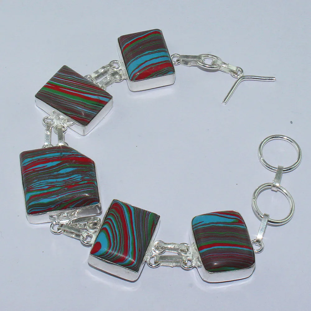 

Chelcilika Bracelet Silvers Overlay over Copper , 21.7 , B0806