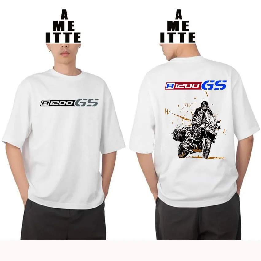 Футболка Iɺm A GS Overlander R1200 Приключения мотоцикла горной езды мужские футболки в