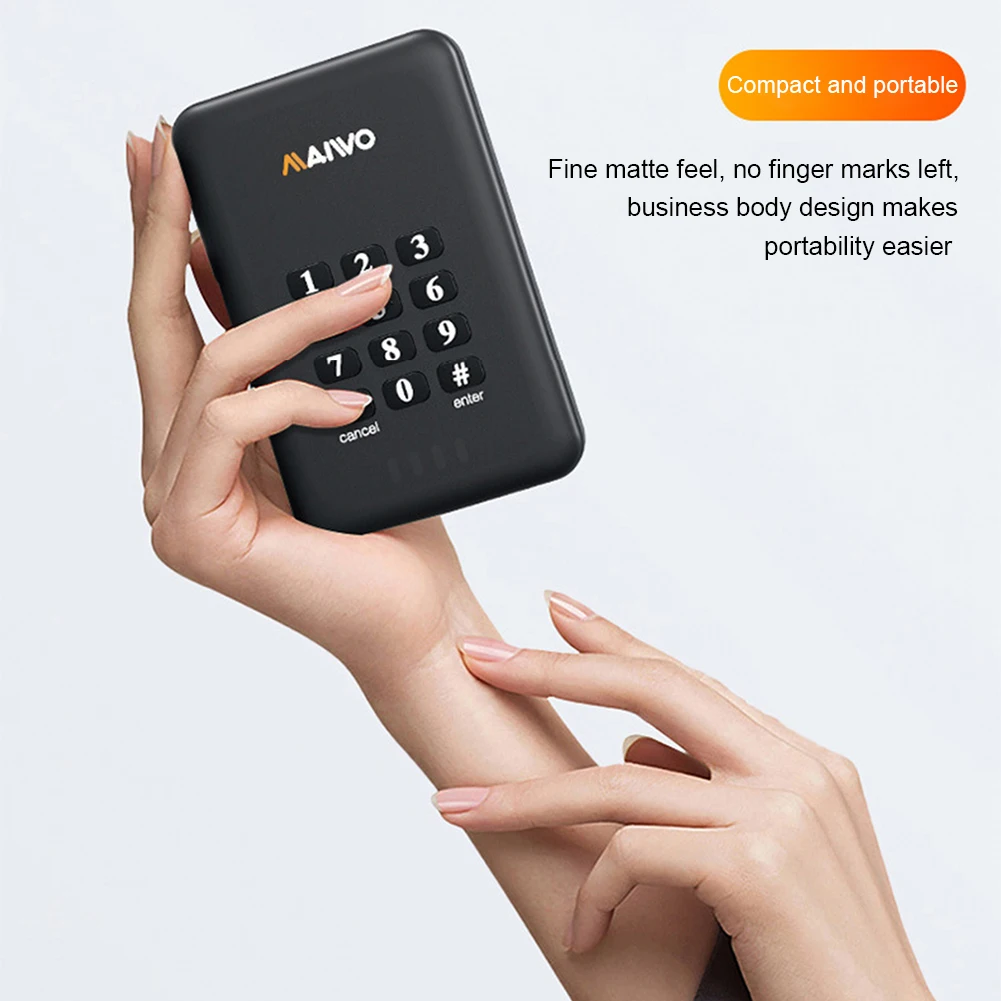 Plastic Encrypted Hard Drive Enclosure USB3.0 SSD Solid State Drive Box High Speed Replacement Protection Accessories 3