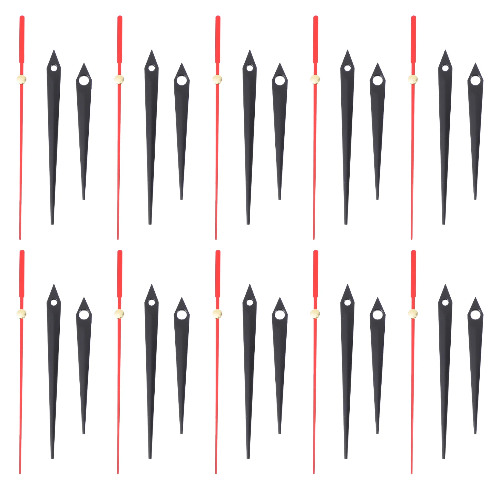 

10 Sets Pointers Clock Mechanism Metal Clock Hands Wall Clock Movement Replacement Clock Mechanism