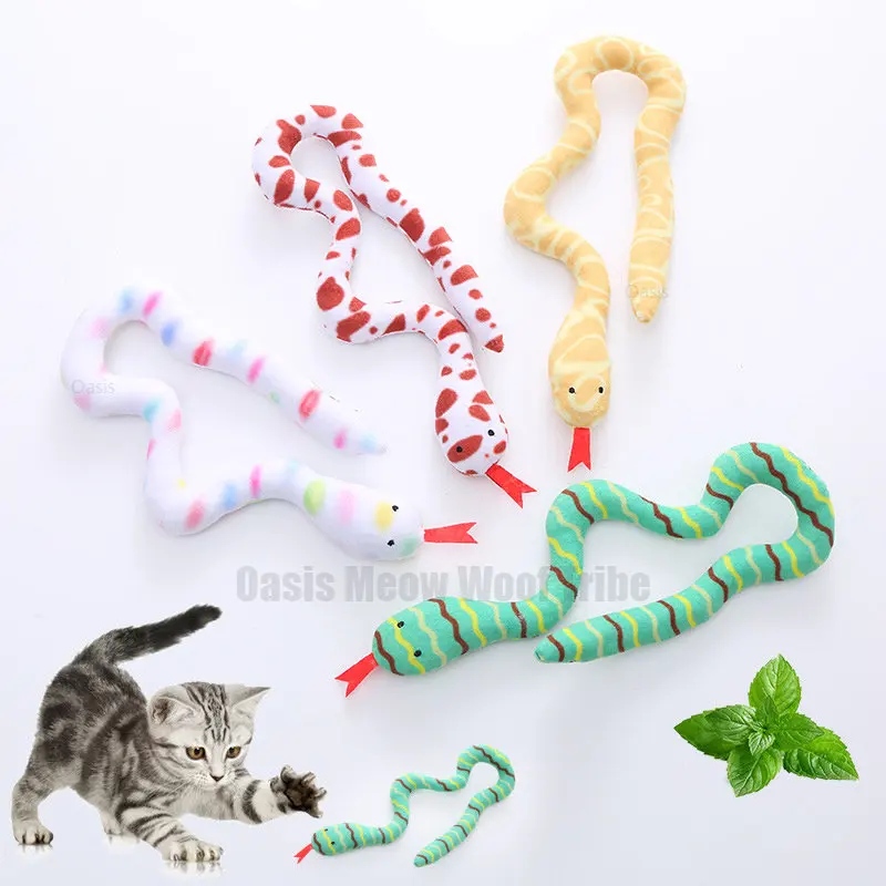 Catnip Plush Greedy Snake Bite Resistant Molar Interactive Play Toys For Small Cats Dog Pet Supplies Cat Accessories