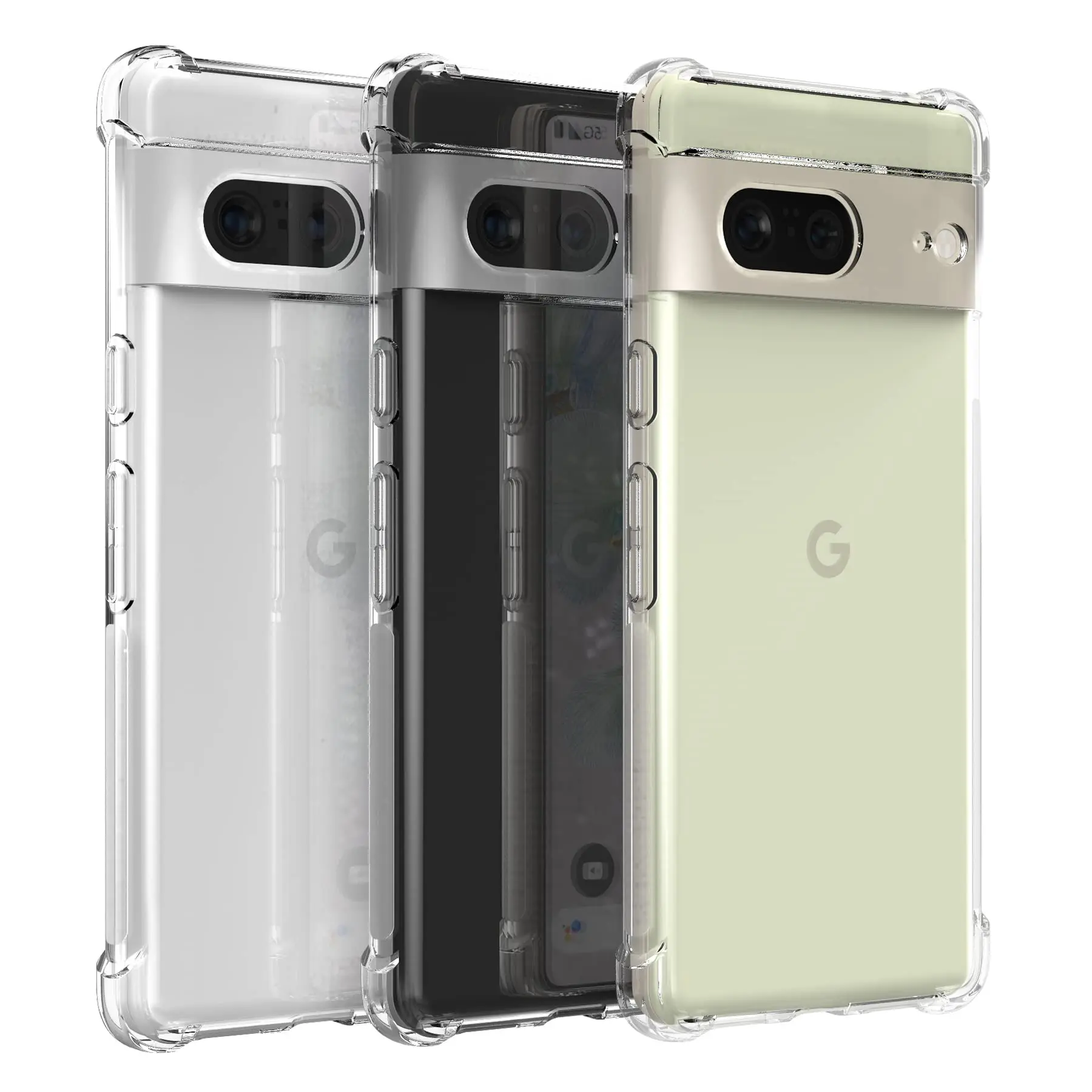 

Shockproof Transparent Soft TPU Case for Pixel 7 Pro Silicone Back Shell Covers for Google 6a 6 6Pro Clear Fundas Coque Capa