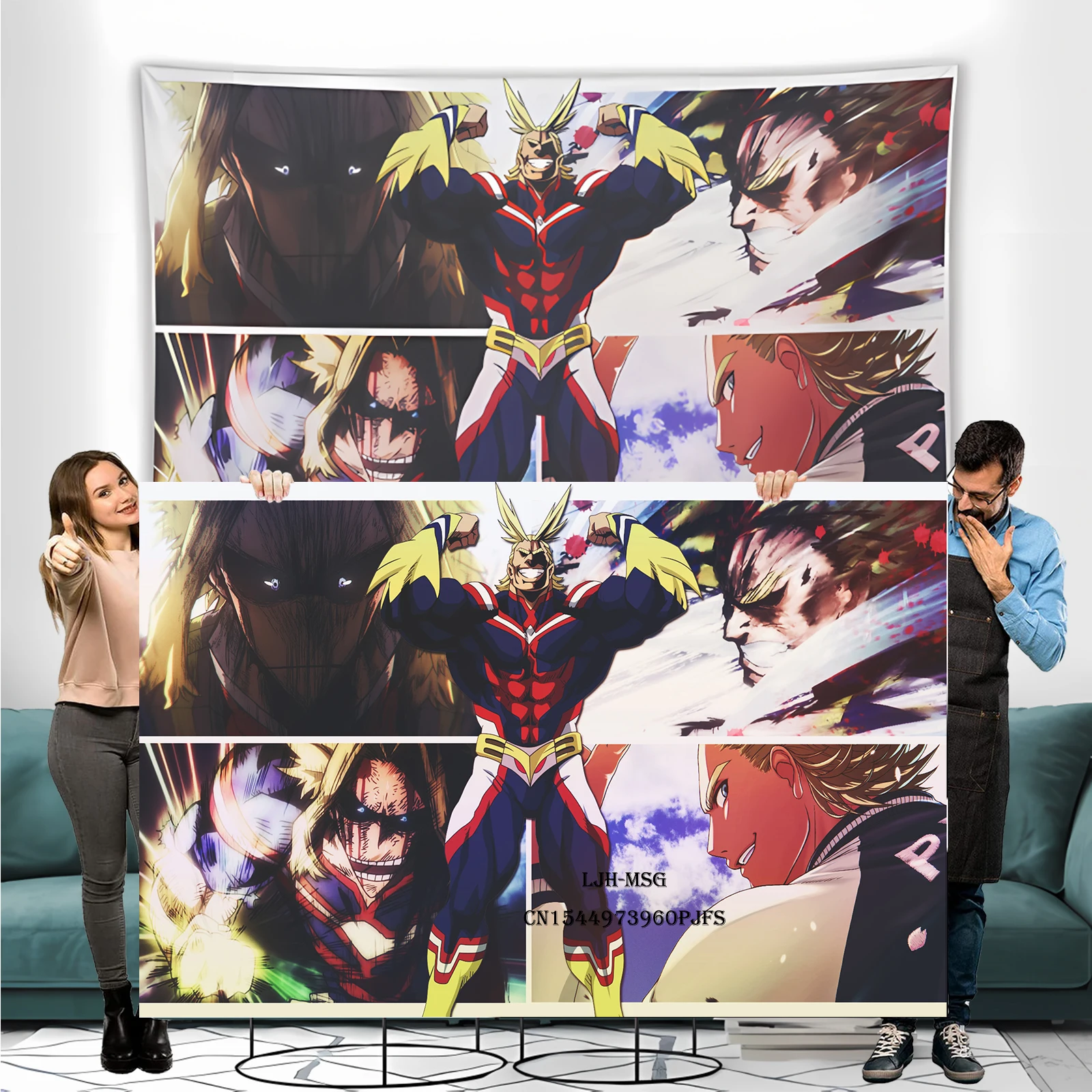 

My Hero Academia Poster Anime Girl Canvas Wall Art Konosuba Tapestry Hentai Doujinshi Room Decor Boobsgirl Sexy SAO Tapestries