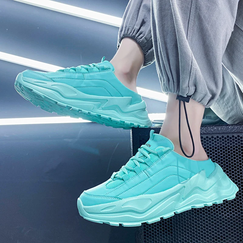 Мужские кроссовки для бега дышащие из сетчатого материала повседневные улицы