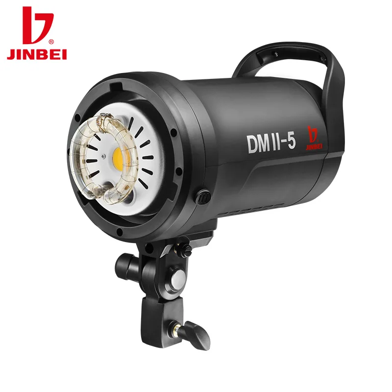 

JINBEI DMII-5 студийная вспышка 500Ws/GN72, портативное освещение для фотосъемки, стробоскопическая вспышка с беспроводным управлением, крепление ...