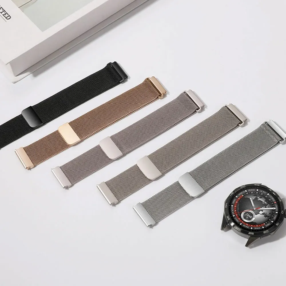 Ремешок QuickFit 2022 мм для Zeblaze Stratos 44pro4 GPSVibe8 73Ultra Milanese Loop Band для Huawei GT6pro 46 мм с магнитной застежкой (art.: 3920db505fed4) - 3920db505fed4