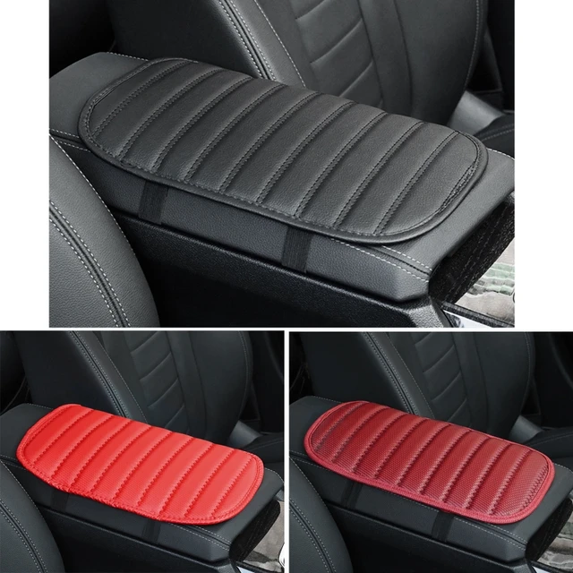 PU Leather Car Armrest Pad Cover Mat Auto Seat Armrests Box Pads