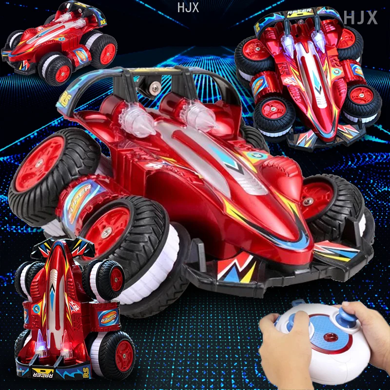 

Roll Drift Rc Stunt Car Children's Toys for Boys Kids Remote Control Vehicles Off Road 4wd 4x4 Electric Deformation Motor Racing