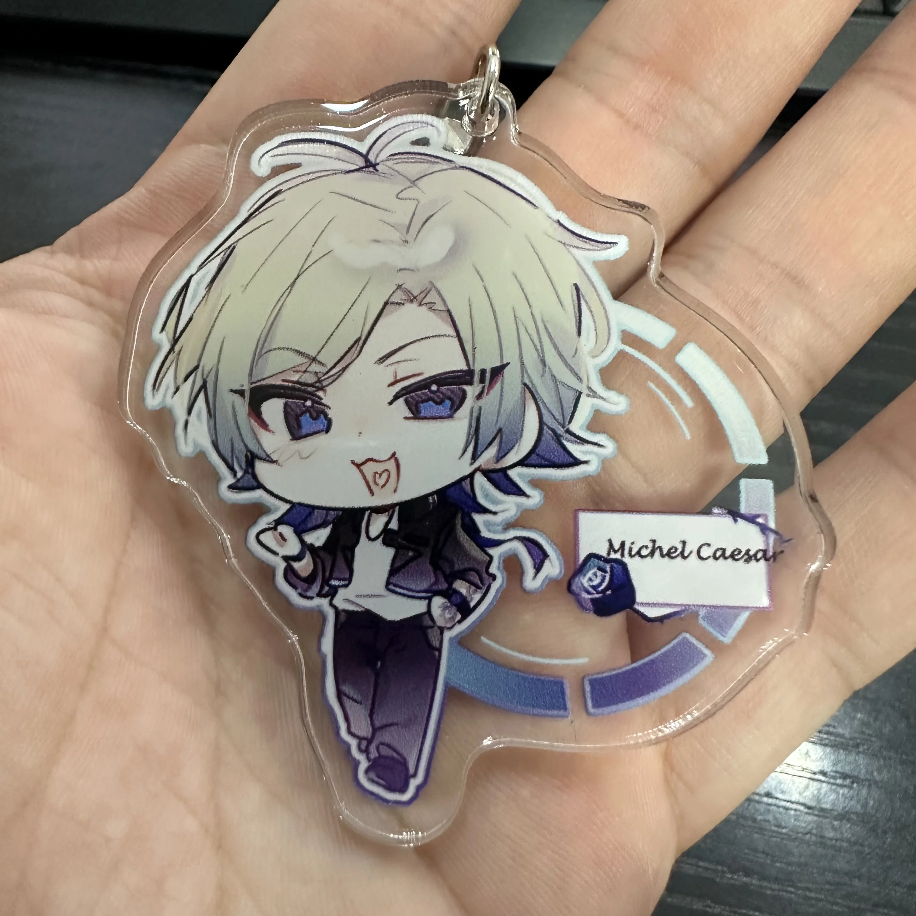 Акриловые брелки с аниме принтом 6 см