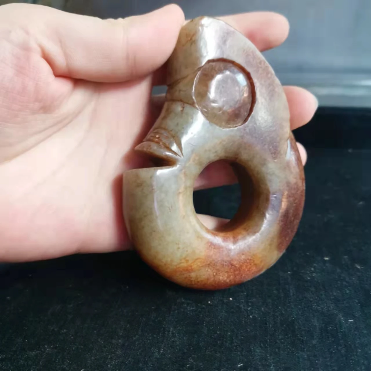 

1pcs/lot imitation antique high ancient jade Hetian jade and white jade figure pendant Unique shape beautiful collectibles natur