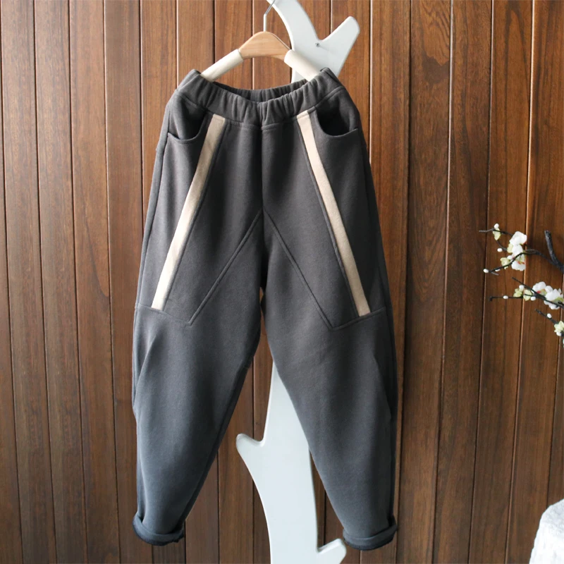 Брюки-султанки женские с эластичным поясом