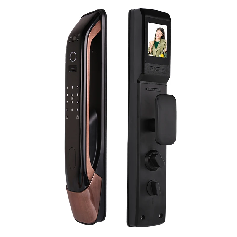 

Digital Door lock Competitive price Fingerprint USmart Go APP Tuya Smart WiFi With Camera Smart Door Lock