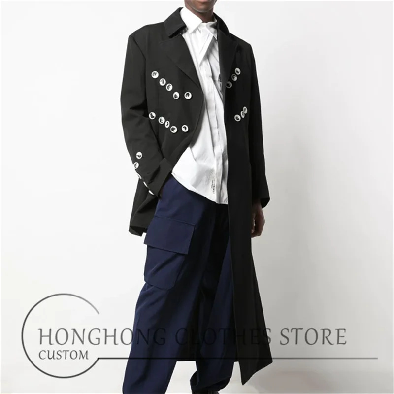 [Индивидуальный размер] Новый мужской длинный тренчкот оригинальный