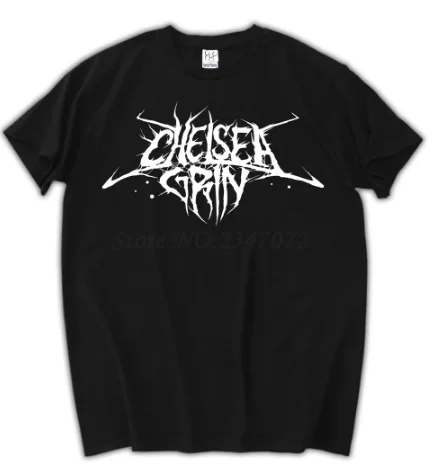 Chelsea Grin American Deathcore Metal Band O-Neck Cotton T Shirt Mens Fashion Short Sleeve Tees Tops Streetwear Hip  Hop images - 6