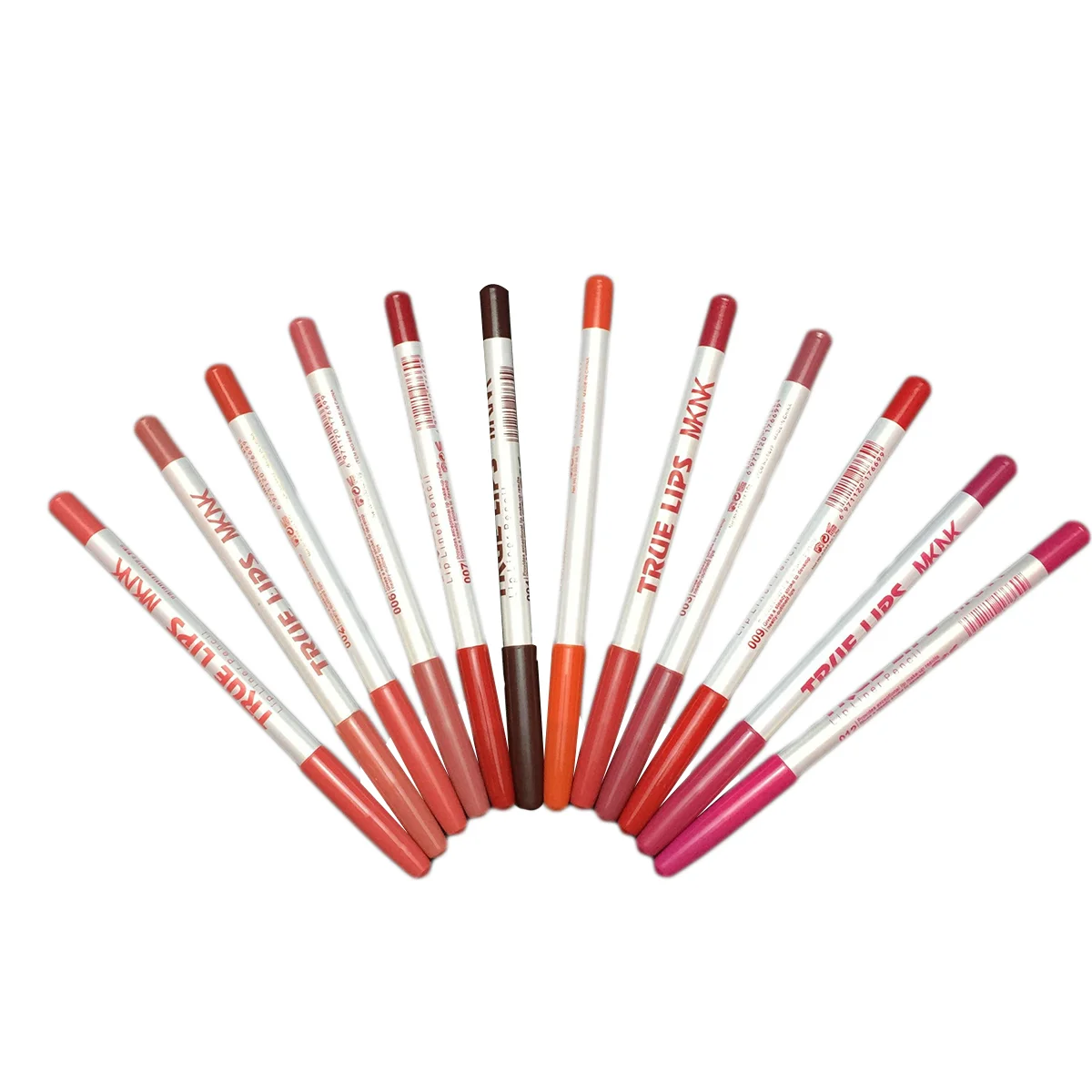 

12PCS Waterproof Lip Liner Pencils Set Multi-Color Lip Liner