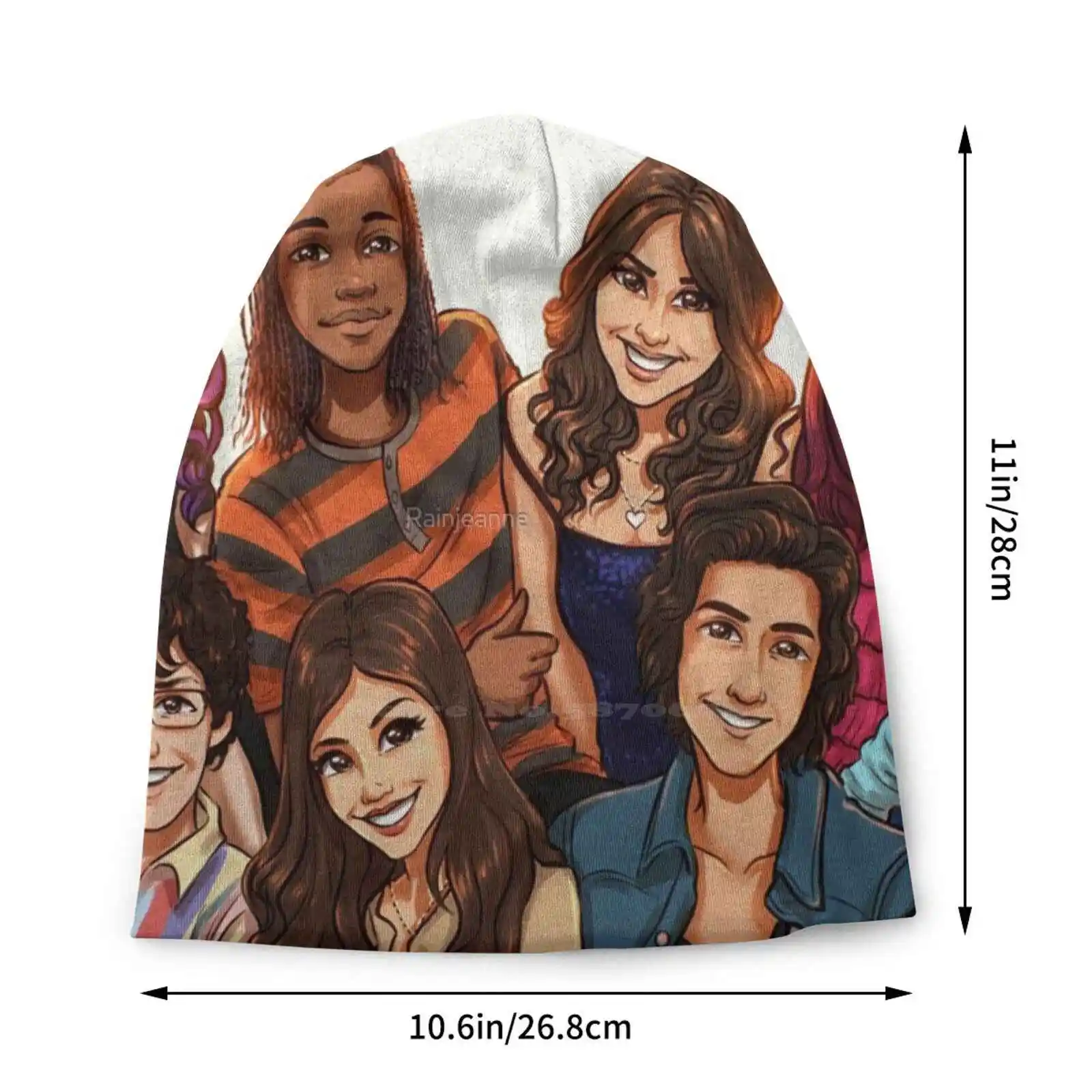 Литой вязаный головной убор теплая шапка уличные шапки для шоу Вега Трина Андре