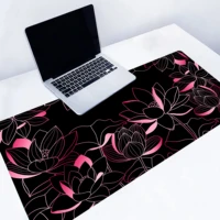 mousepad xxl home office computer keyboard pad fresh flowers gamer natural rubber anti slip office soft mouse mat table carpet