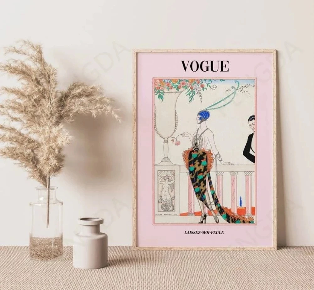 

Home E Musee Cartoon Pink Letter Decoration Canvas Paintings Wall Art Poster Modular Picture No Frame For Bedside Background