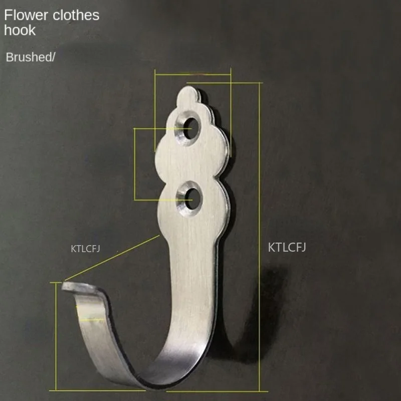 

Одинарный крючок, висящий на стену за дверью, крючок из нержавеющей стали для ванной комнаты