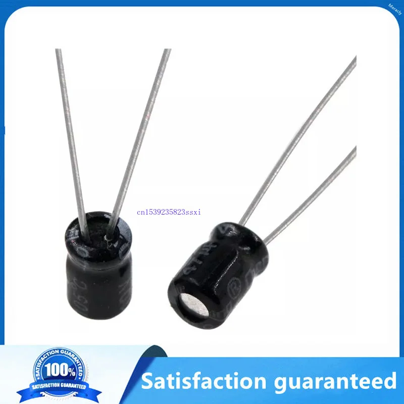 

50pcs 47uF 10V 4*7mm Aluminum Electrolytic Capacitor Radial 10v47uf High frequency and low resistance