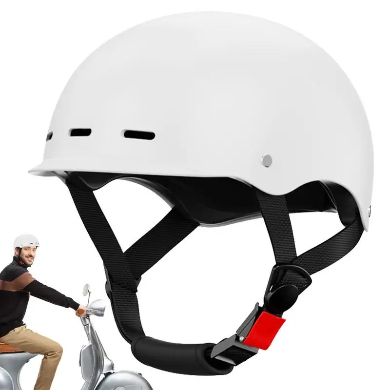 

Cycling Helmets Bike Half-Helmets For Men Women Commuters Bike Skate Scooter Longboard & Incline Skating Shock-Absorbing