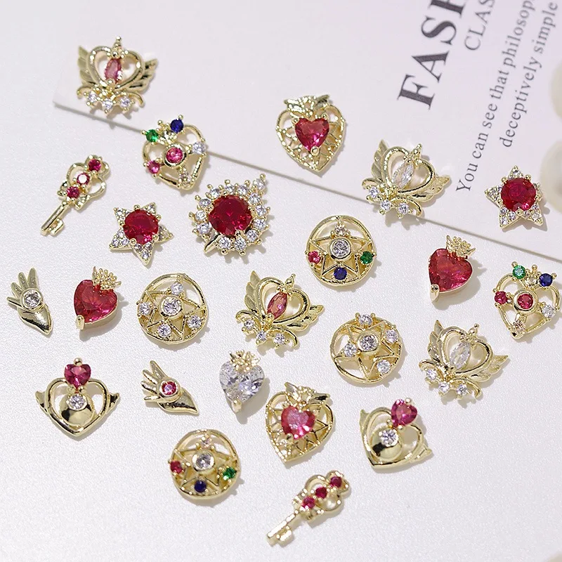 5 шт./партия, маленькие ювелирные украшения для ногтей