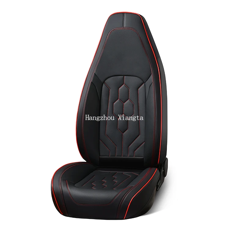 

Universal Luxury 5D 9D Car Seat Covers Four Seasons Leather Fashion Design Custom Car Seat Cover Full Five Seats