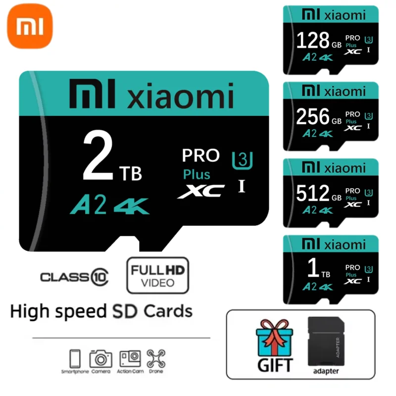 Карты памяти 128GB 512GB Micro TF SD Card 256GB Sd карта 64GB