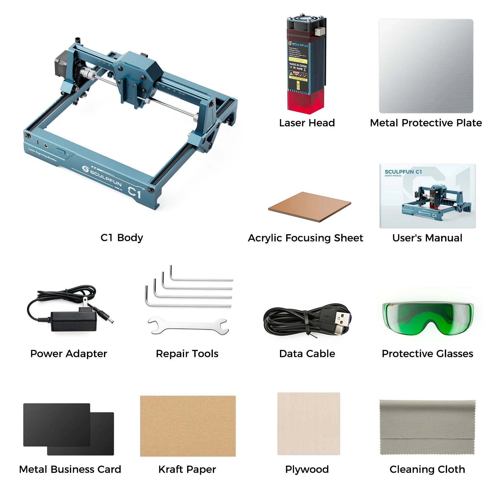 SCULPFUN C1 3Вт Лазерный гравер