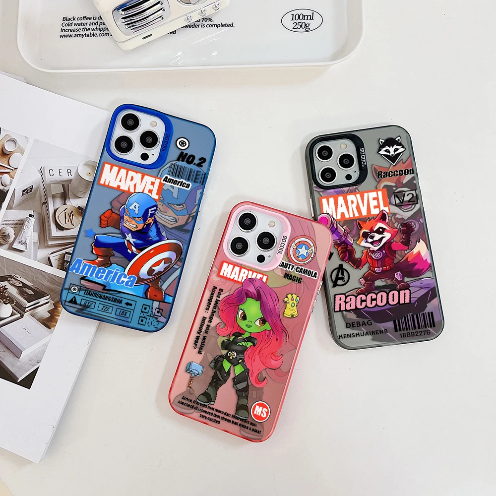 Жесткий Чехол Из Поликарбоната Marvel Heroes Для Oppo Realme С Дизайном капитан Америка