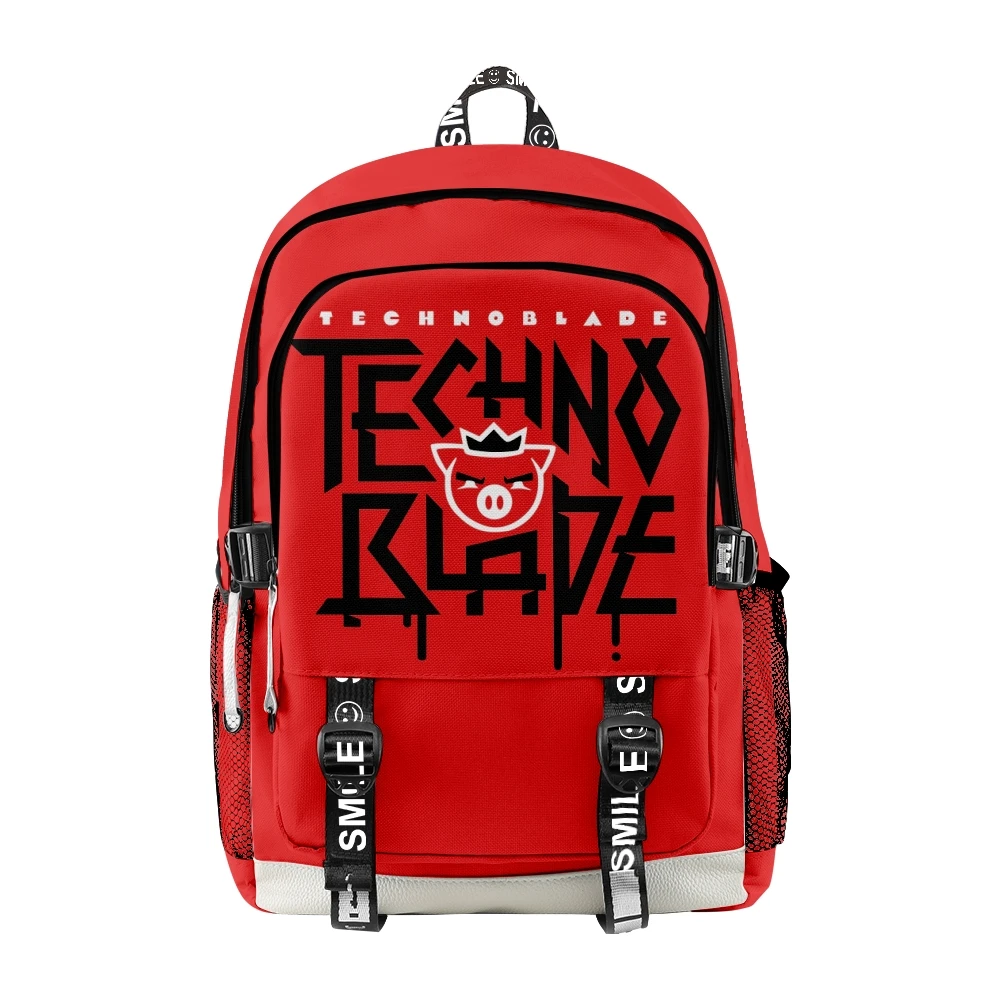 Technoblade Merch Backpack 2022 Casual Style School Bag Women Men Girls Boys Unisex Bag