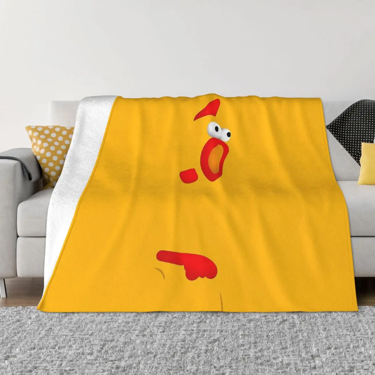 

Шумное забавное красивое фланелевое одеяло с криком курицы, декоративное резиновое портативное домашнее покрывало