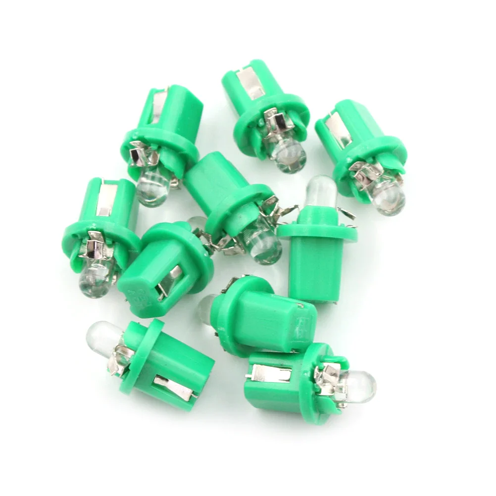 

10Pcs T5 B8.5D B8.5 SMD LED Car Light Auto Light Emitting Diode Instrument Dashboard Light Bulbs DC 12V Car Accessories