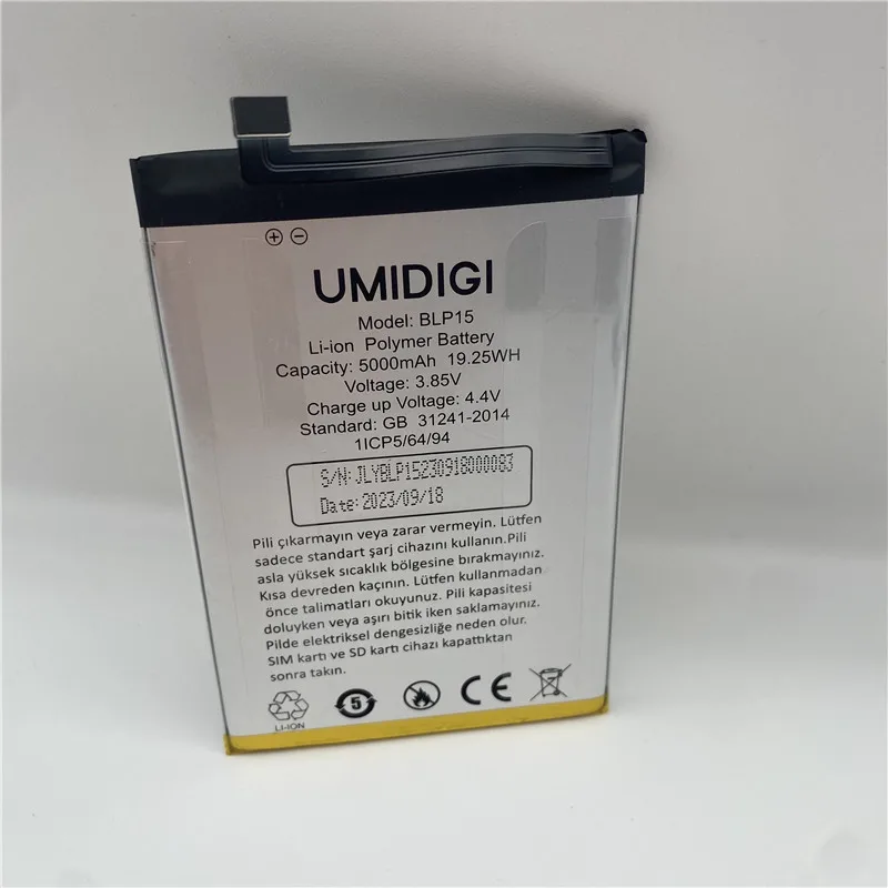 В наличии для UMIDIGI A15C аккумулятор 5000 мАч высокое качество новая дата производства