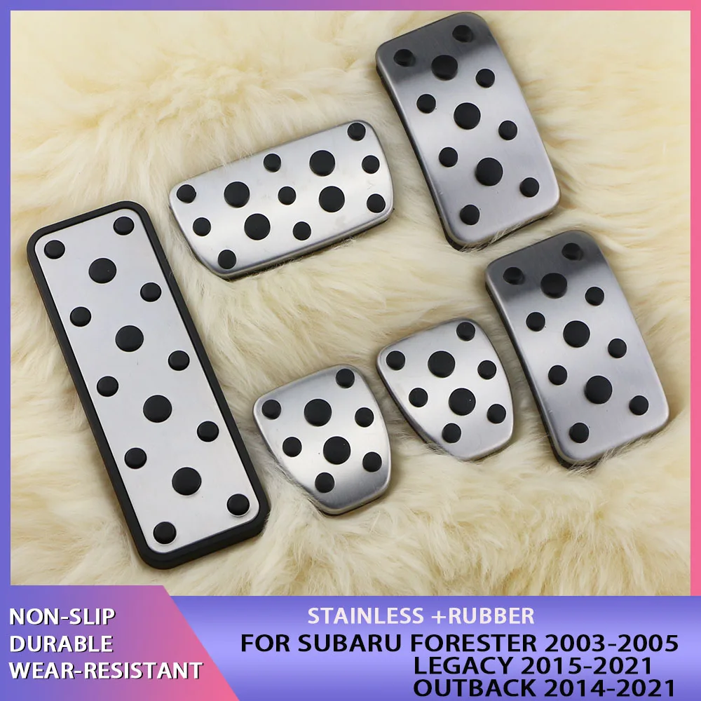 

Car Pedals for Subaru Legacy 2015 - 2021 Outback 2014 - 2021 Kit Parts Gas Brake Pedal Restfoot Pedal Cover AT MT