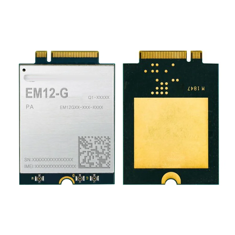 Quectel EM12-G Cat-12 LTE-A Pro module 600Mbps downlink and 150Mbps uplink peak data rates EM12GPA-512-SGAD EM12 enlarge