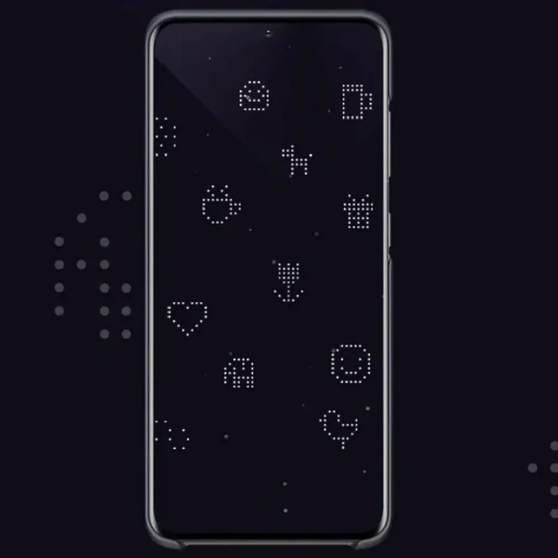 Умный светодиодный чехол для Samsung Galaxy S20 + Ультра светодиодная задняя крышка с