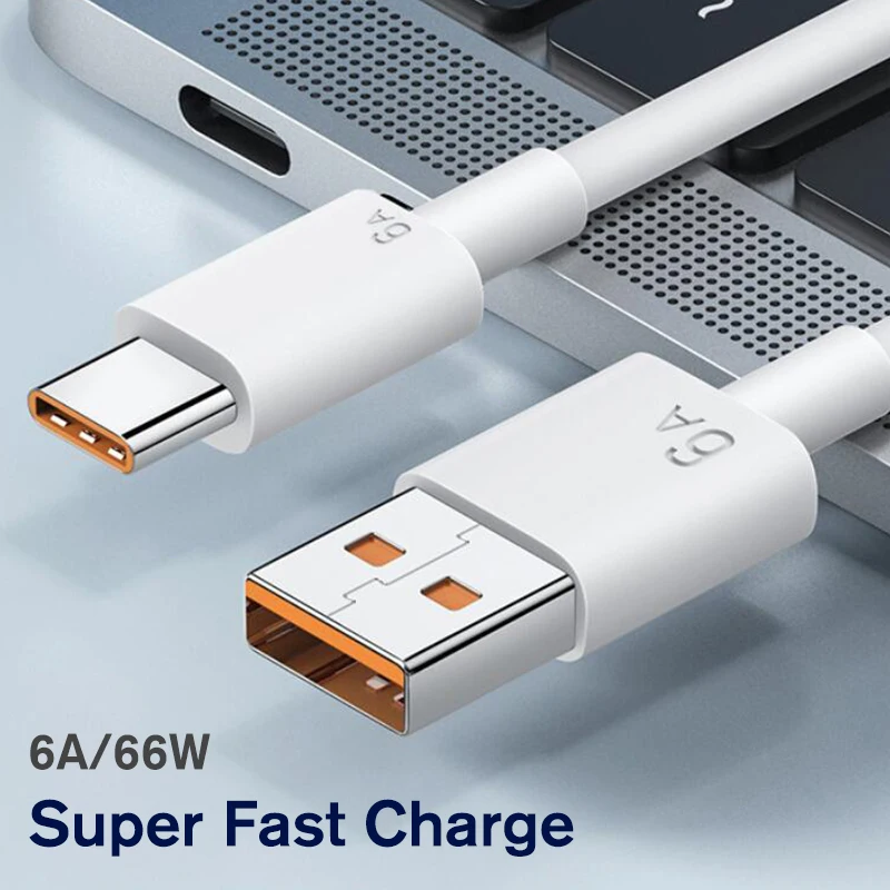 

Супербыстрый зарядный кабель USB Type-c для смартфона, 1 м, 1,5 м, 2 м, 6 А, 66 Вт, кабель для быстрой зарядки