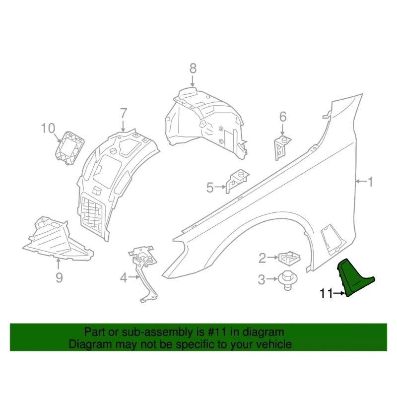 Покрытия боковых воздуховодов 51128065377 51128065378 Защитные боковые накладки