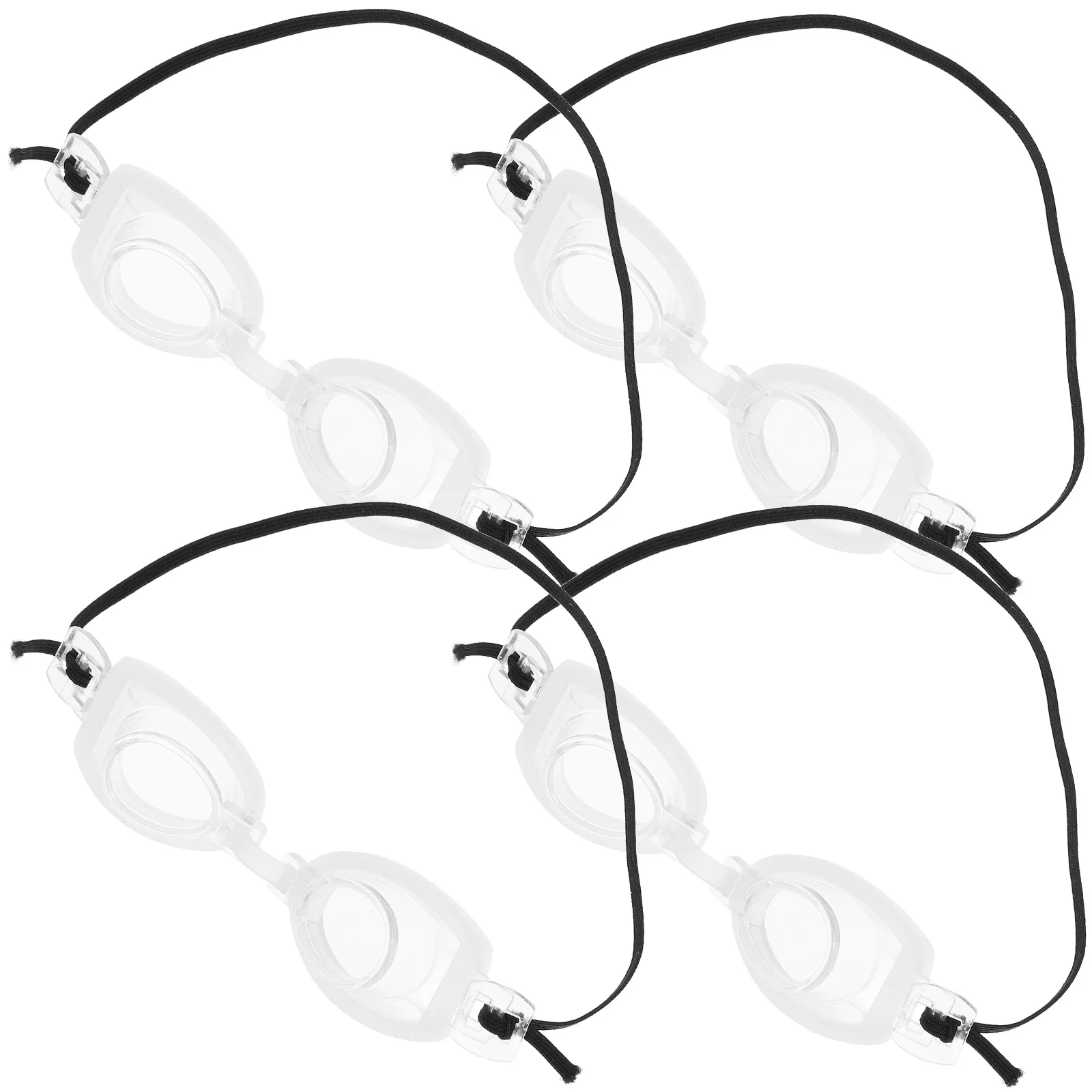 

4pcs Goggles Mini Eyeglasses Swimming Glasses Dress Up Accessories