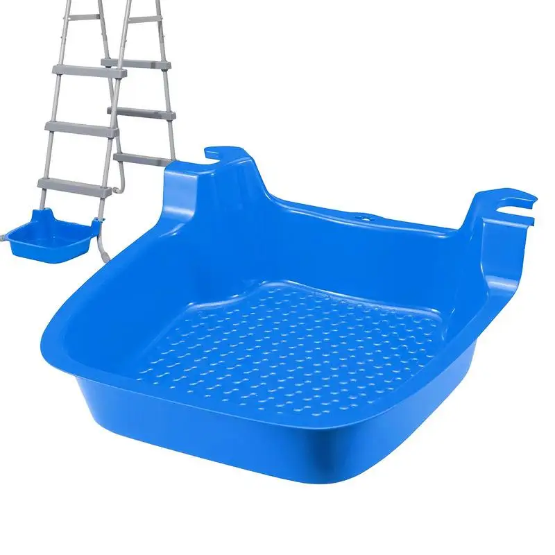 

Foot Tub For Pool Ladder Above Ground Swimming Pool Accessories For Non-Slip Washbasin Bathtubs Size 41*42*13cm High Quality